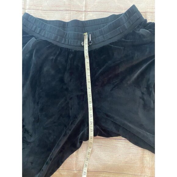 Athleta Women's Black Velvet Double Cozy Karma Joggers - 3XL - Picture 9 of 14